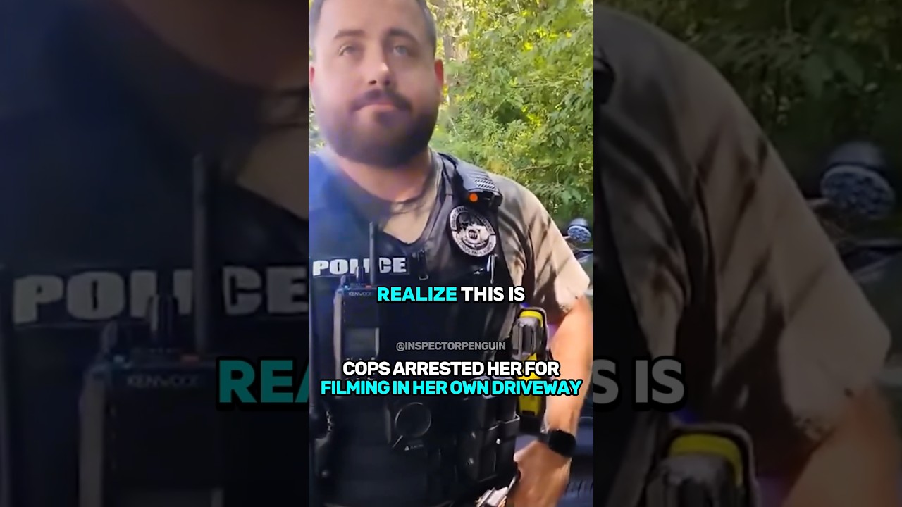 Cops Arrested Her For Filming In Her Own Driveway 🤯