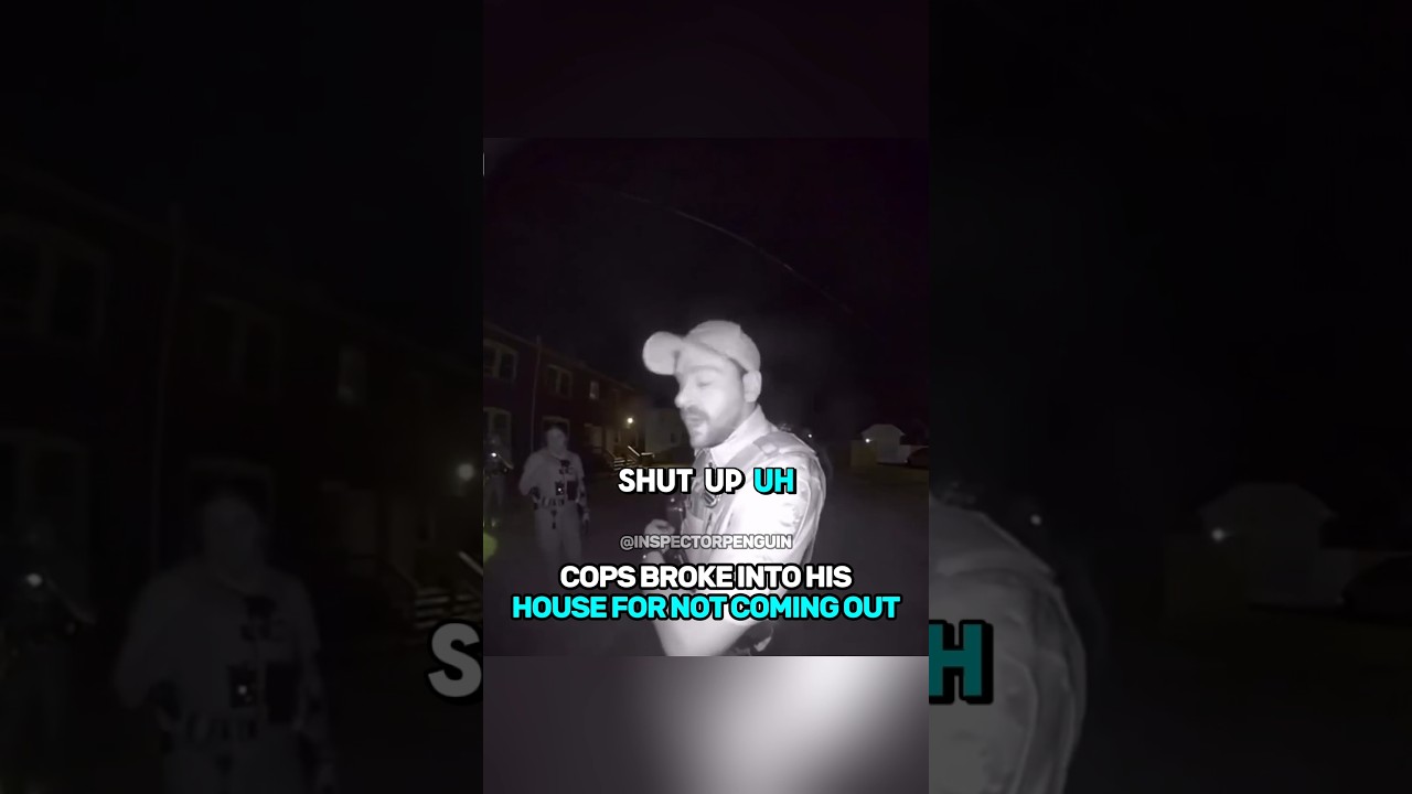 Cops Broke Into His House For Not Coming Out 🤯