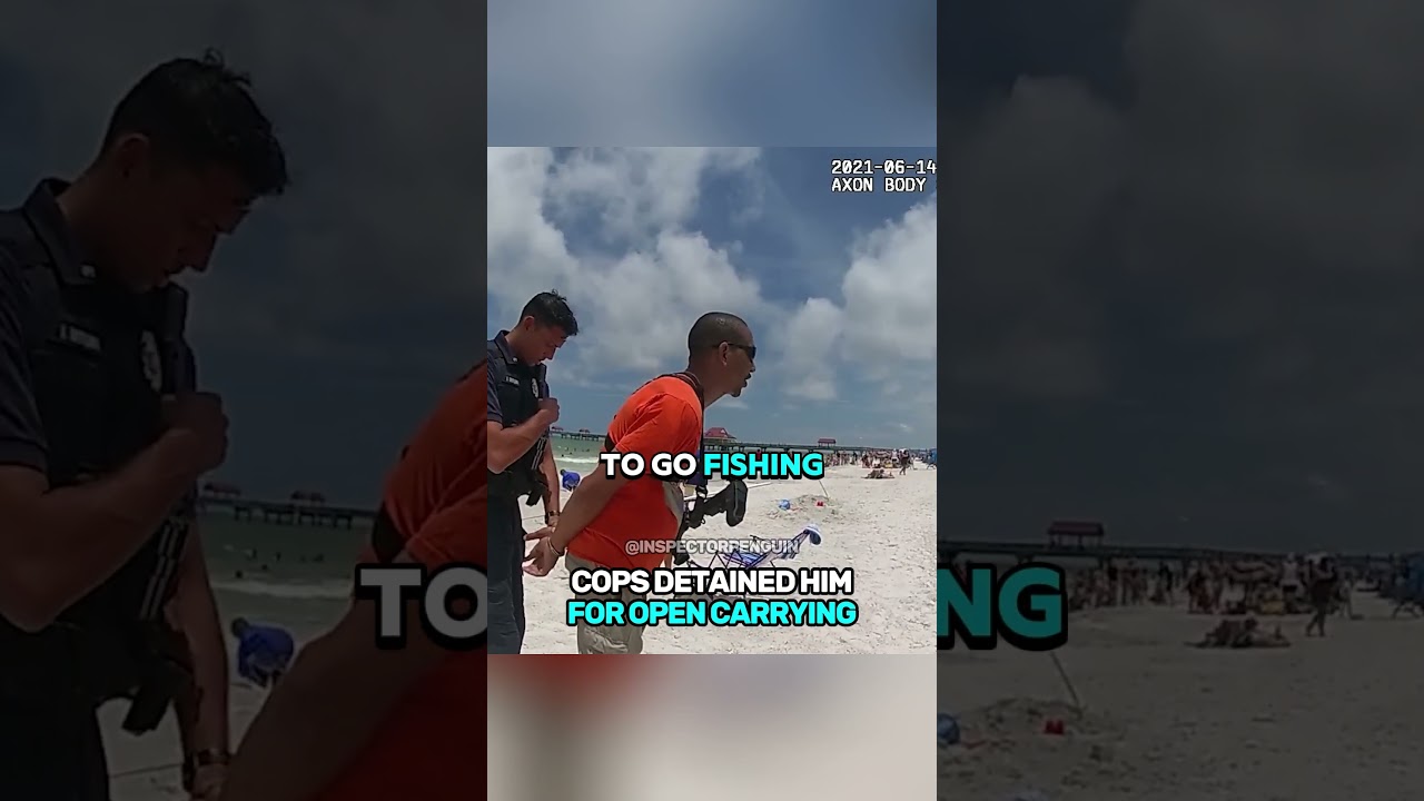 Cops Detained Him For Open Carrying!!