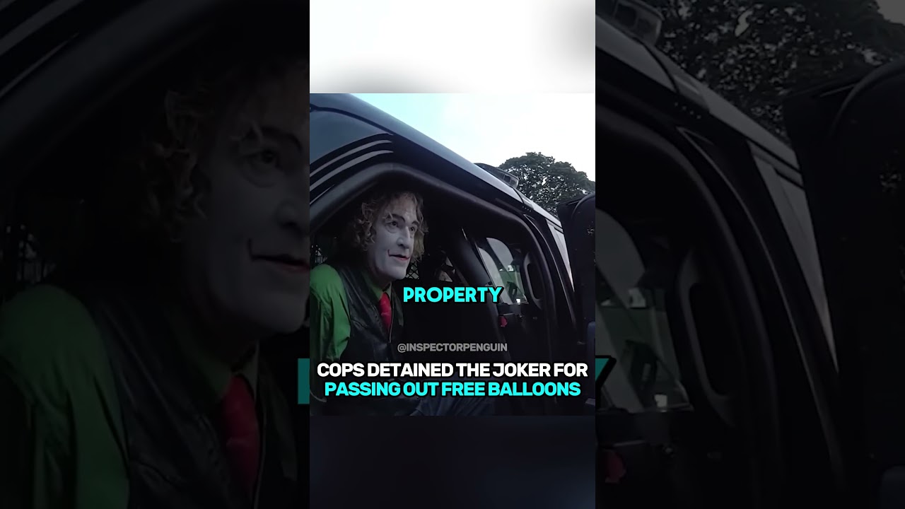 Cops Detained The Joker For Passing Out Free Balloons 🤯