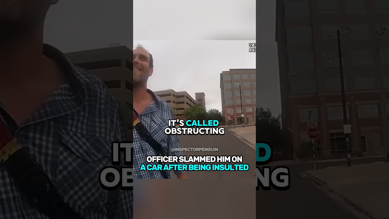 Officer Slammed Him On His Police Car After Being Insulted 🤯