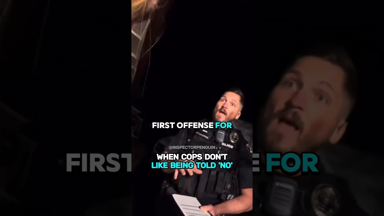 When Cops Don’t Like Being Told ‘NO’